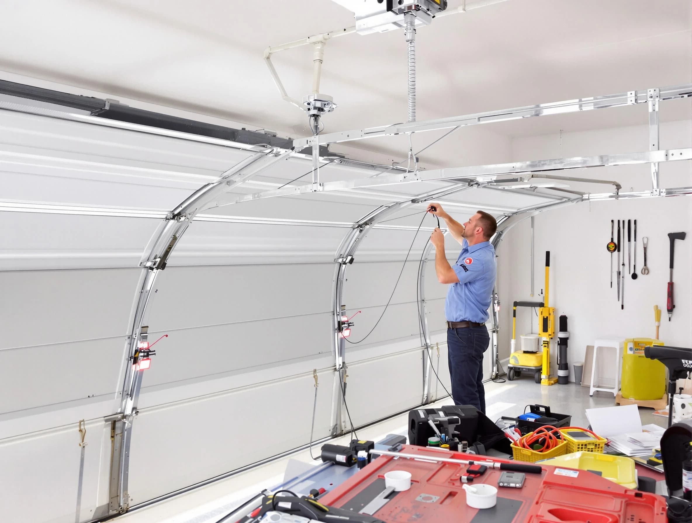 Garage door cable repair service by Bluffdale Garage Door Repair in Bluffdale