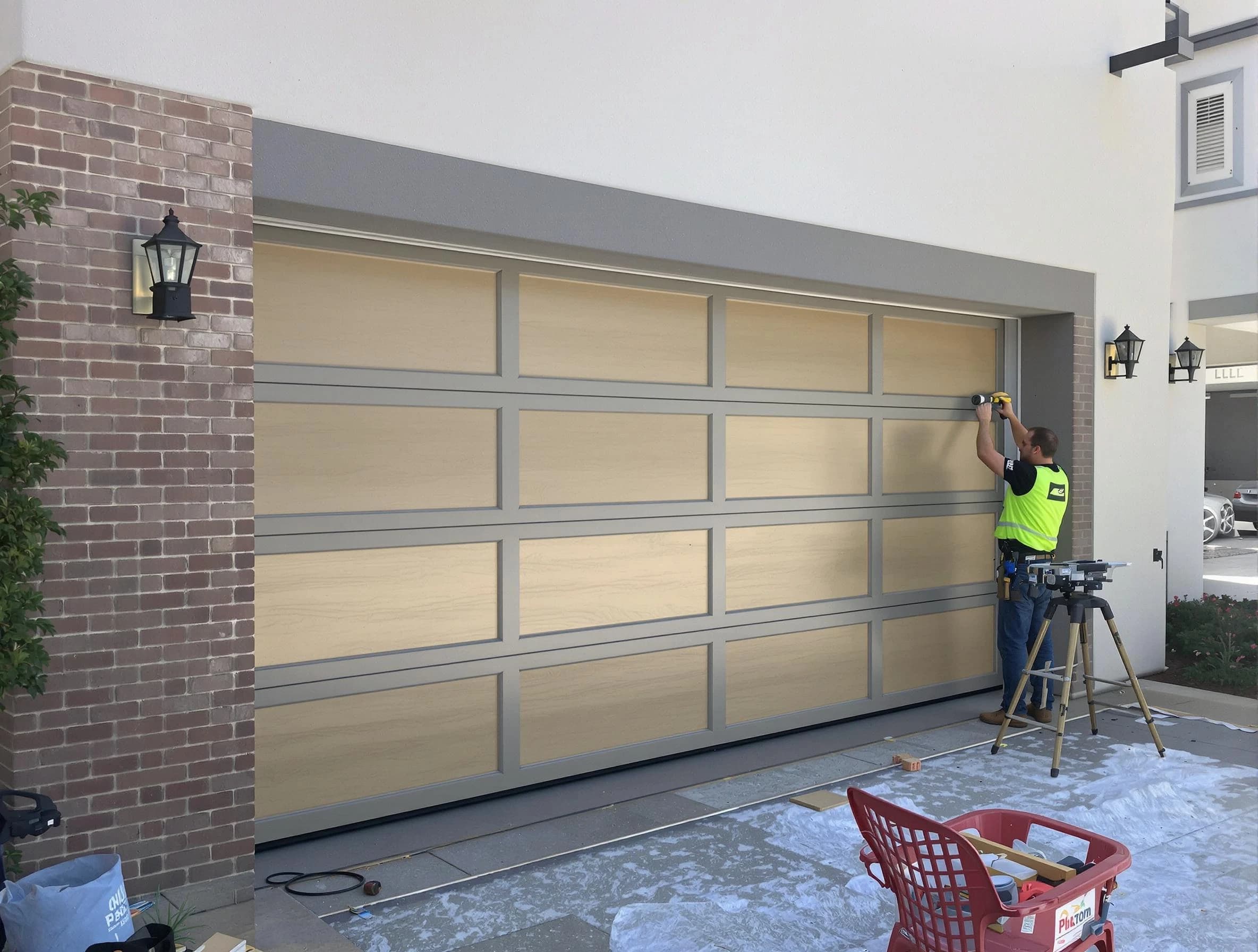 Garage door replacement service by Bluffdale Garage Door Repair in Bluffdale