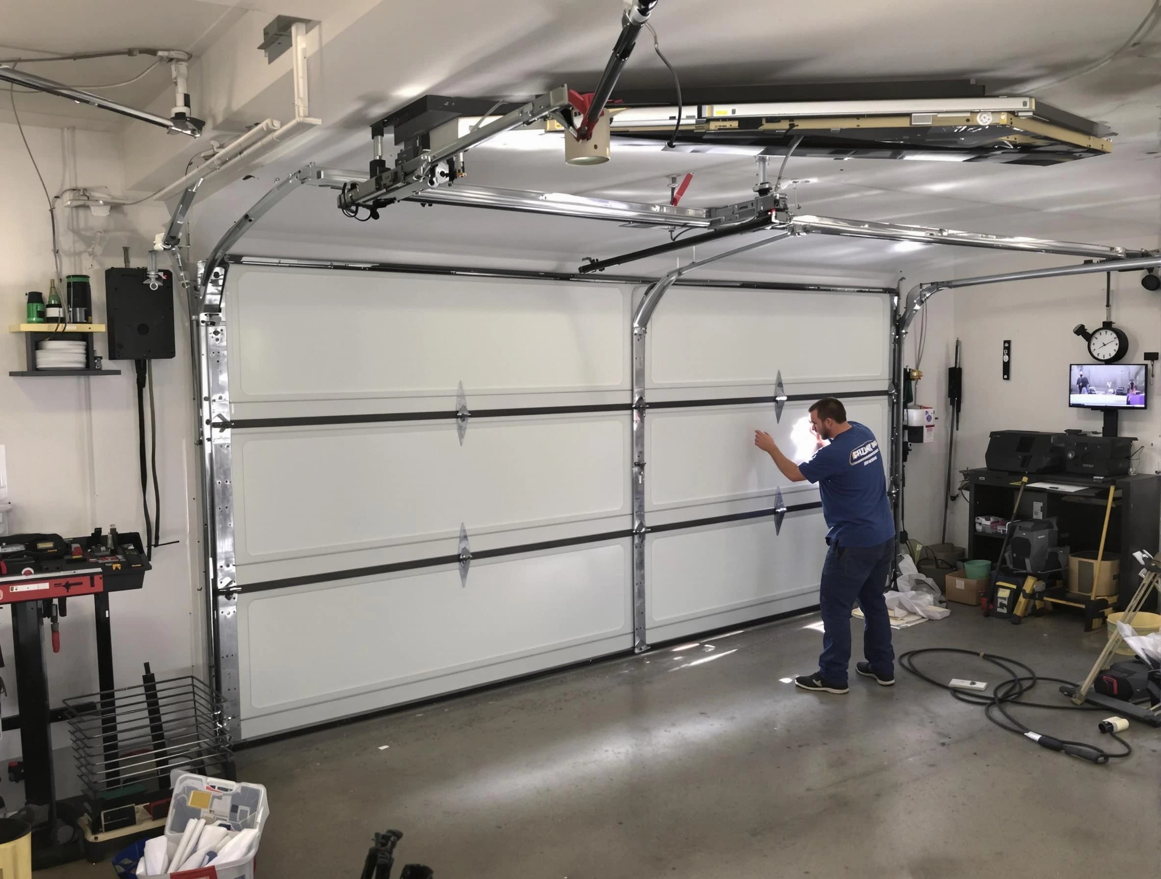 Professional garage door repair service by Bluffdale Garage Door Repair in Bluffdale