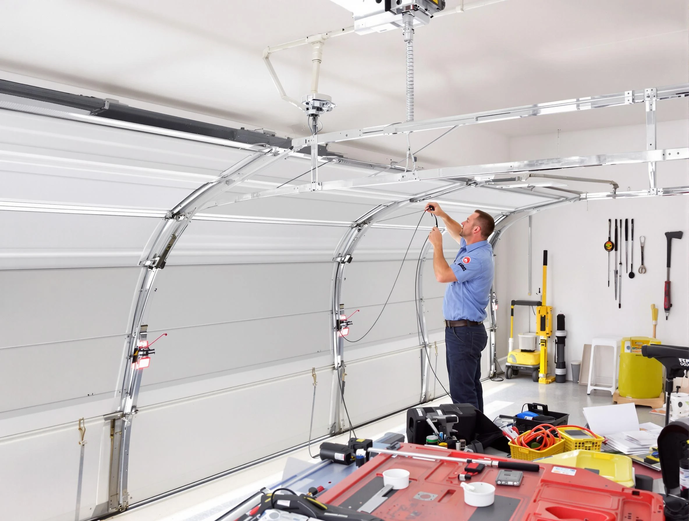 Garage door cable repair service by Bluffdale Garage Door Repair in Bluffdale